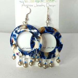Women's Swarovski pearl earrings